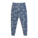 Heart And Star Denim Jeans Pattern Print Jogger Pants