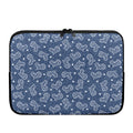 Heart And Star Denim Jeans Pattern Print Laptop Sleeve