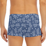 Heart And Star Denim Jeans Pattern Print Men's Short Boxer Briefs