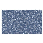 Heart And Star Denim Jeans Pattern Print Polyester Doormat