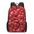Heart Chocolate Candy Print 17 Inch Backpack