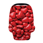 Heart Chocolate Candy Print Baby Seat Cover
