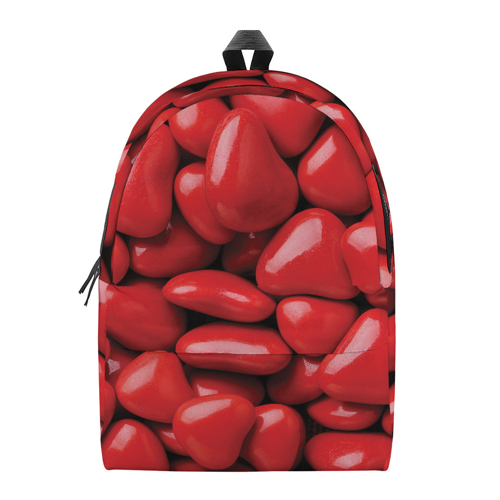 Heart Chocolate Candy Print Backpack