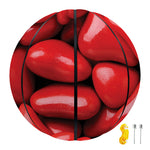 Heart Chocolate Candy Print Basketball