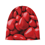 Heart Chocolate Candy Print Beanie