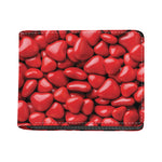 Heart Chocolate Candy Print Bifold Wallet