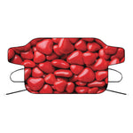 Heart Chocolate Candy Print Car Windshield Snow Cover