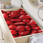 Heart Chocolate Candy Print Changing Pad Cover