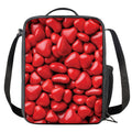 Heart Chocolate Candy Print Crossbody Lunch Bag