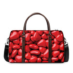 Heart Chocolate Candy Print Duffle Bag