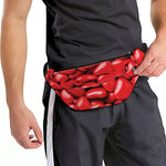 Heart Chocolate Candy Print Fanny Pack