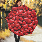 Heart Chocolate Candy Print Foldable Umbrella