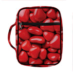Heart Chocolate Candy Print Front Pocket Bible Bag