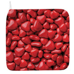 Heart Chocolate Candy Print Hand Towel