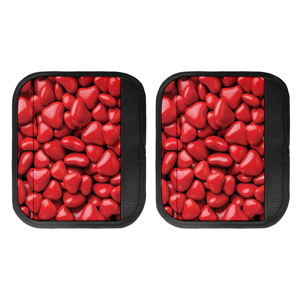 Heart Chocolate Candy Print Handle Covers