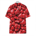 Heart Chocolate Candy Print Hawaiian Shirt