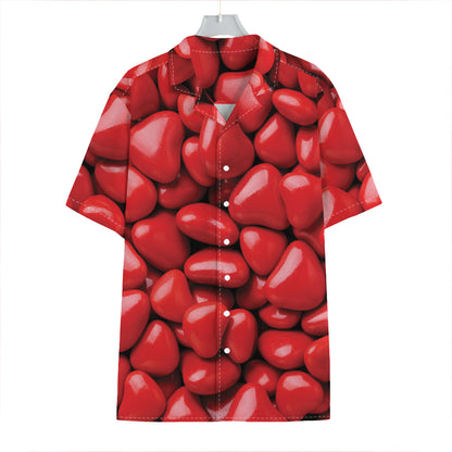 Heart Chocolate Candy Print Hawaiian Shirt
