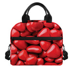 Heart Chocolate Candy Print Insulated Lunch Bag