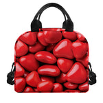Heart Chocolate Candy Print Insulated Lunch Bag