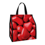 Heart Chocolate Candy Print Insulated Lunch Tote