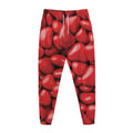Heart Chocolate Candy Print Jogger Pants