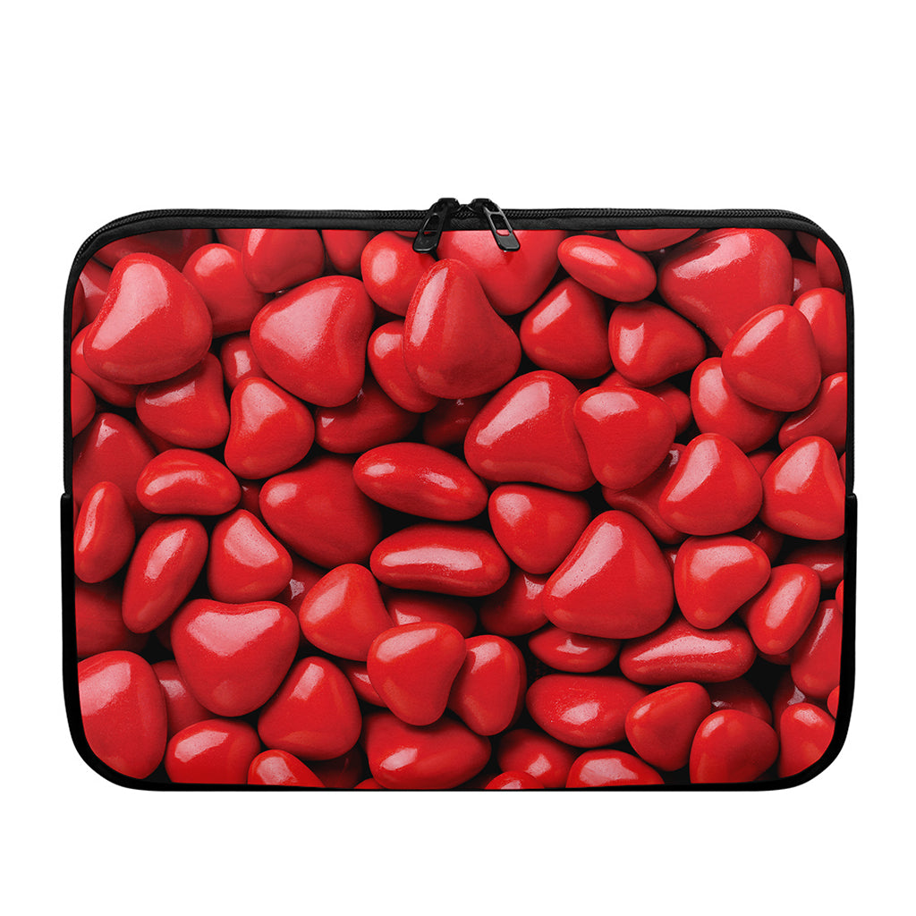 Heart Chocolate Candy Print Laptop Sleeve