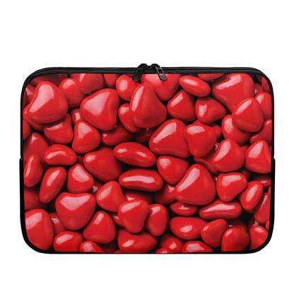 Heart Chocolate Candy Print Laptop Sleeve