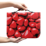 Heart Chocolate Candy Print Leather Bible Cover