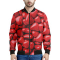 Heart Chocolate Candy Print Men's Bomber Jacket