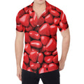 Heart Chocolate Candy Print Men's Shirt