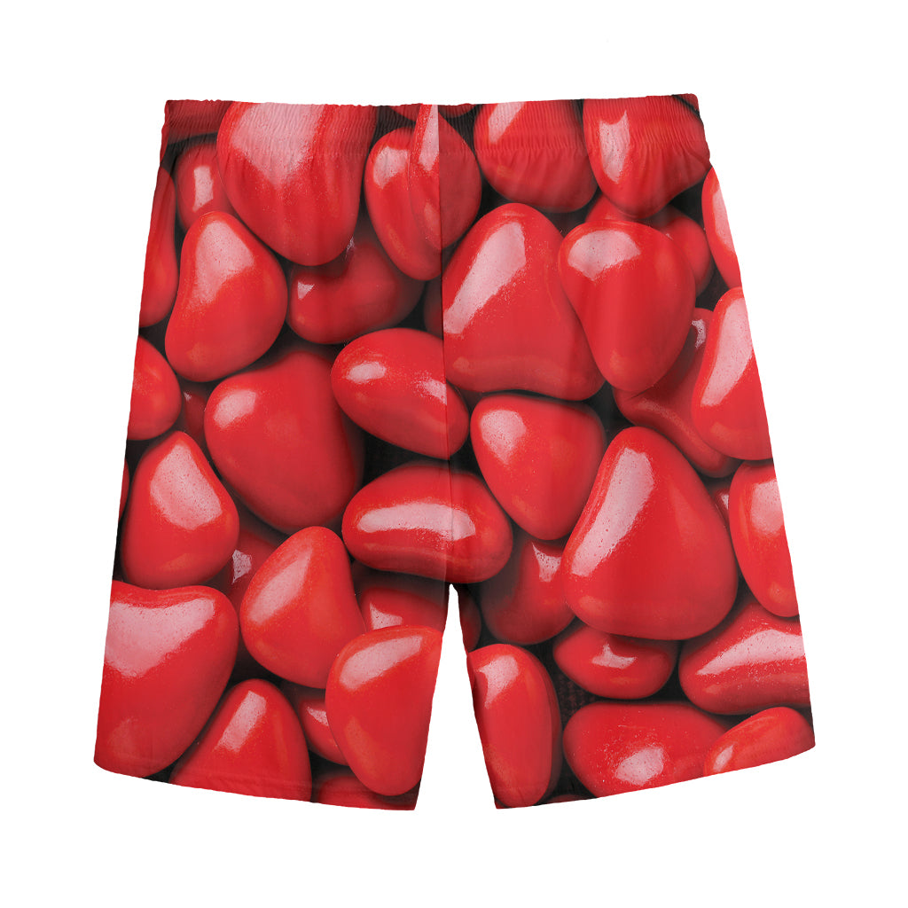 Heart Chocolate Candy Print Men's Sports Shorts