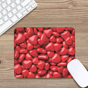 Heart Chocolate Candy Print Mouse Pad