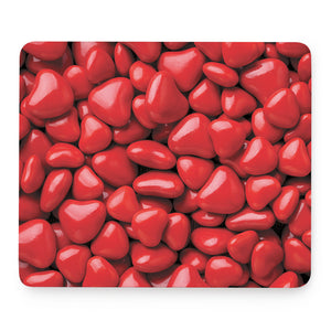 Heart Chocolate Candy Print Mouse Pad