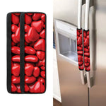 Heart Chocolate Candy Print Refrigerator Handle Covers