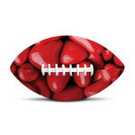 Heart Chocolate Candy Print Rugby Ball