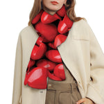 Heart Chocolate Candy Print Scarf