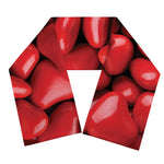 Heart Chocolate Candy Print Scarf