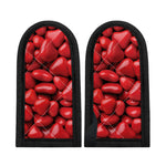 Heart Chocolate Candy Print Skillet Handle Cover