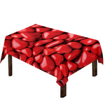 Heart Chocolate Candy Print Tablecloth