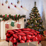 Heart Chocolate Candy Print Tablecloth