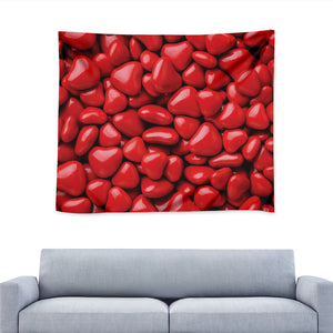 Heart Chocolate Candy Print Tapestry