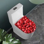 Heart Chocolate Candy Print Toilet Lid Cover