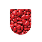 Heart Chocolate Candy Print Toilet Lid Cover