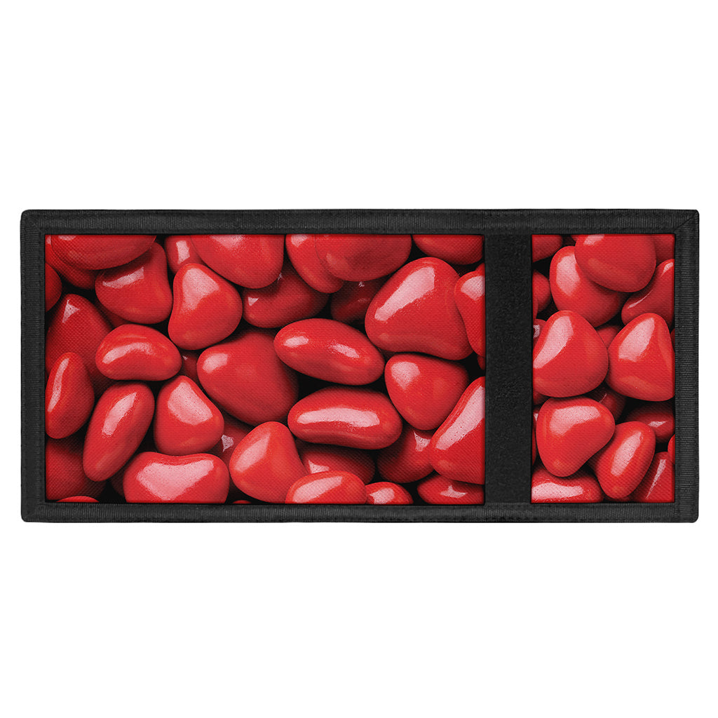 Heart Chocolate Candy Print Trifold Wallet