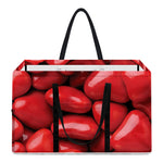 Heart Chocolate Candy Print Utility Tote Bag