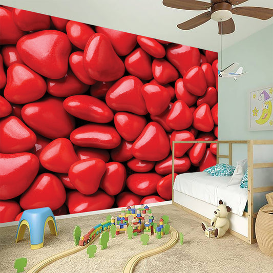 Heart Chocolate Candy Print Wall Sticker