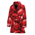 Heart Chocolate Candy Print Women's Bathrobe