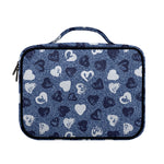 Heart Denim Jeans Pattern Print Briefcase Bible Bag