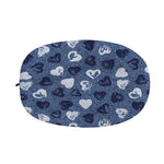 Heart Denim Jeans Pattern Print Car Side Mirror Covers
