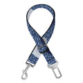 Heart Denim Jeans Pattern Print Dog Seat Belt
